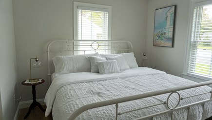 West Yarmouth Cape Cod vacation rental - Downstairs bedroom with a king size bed.