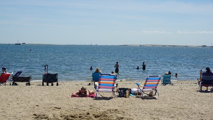 West Yarmouth Cape Cod vacation rental - Town beach overlooking Lewis Bay and Hyannis Harbor.
