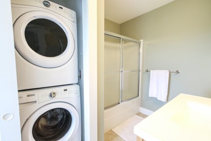Centerville Cape Cod vacation rental - Master Bath Washer and Dryer