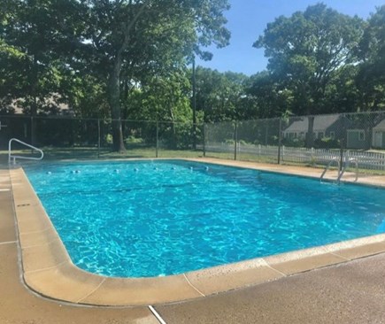 South Yarmouth Cape Cod vacation rental - Private gated swimming pool refreshes you after a day of play.