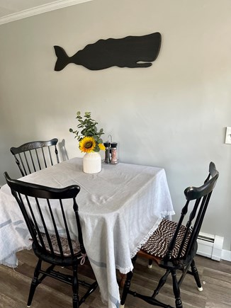 Yarmouth Cape Cod vacation rental - Dining table that folds out to accommodate 5 people