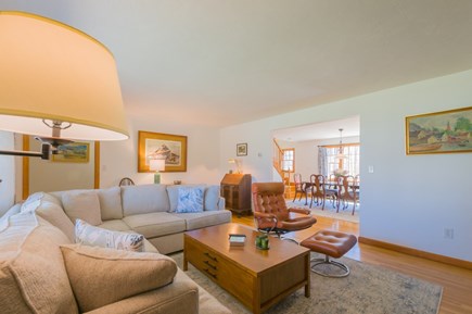 Bourne, Sagamore Beach Cape Cod vacation rental - Living opens to Dining Room