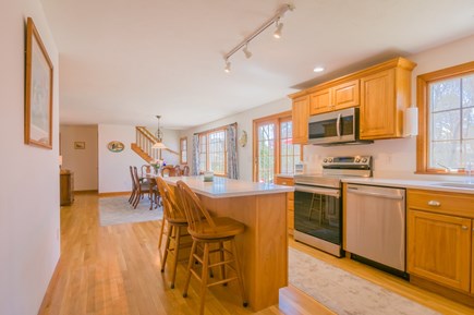 Bourne, Sagamore Beach Cape Cod vacation rental - Counter top seating at Kitchen Island