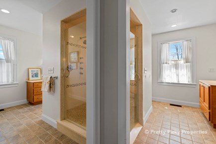 Orleans Cape Cod vacation rental - His and hers master bath