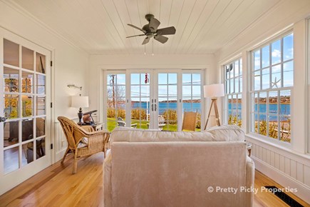 Orleans Cape Cod vacation rental - Three season sun room with astounding water views