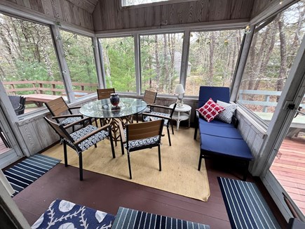 Wellfleet Cape Cod vacation rental - Screened in porch for dining, playing games or just relaxing.