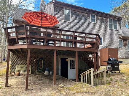 Wellfleet Cape Cod vacation rental - Expansive back yard with gas and charcoal grills