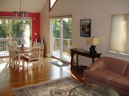 North Falmouth Cape Cod vacation rental - Dining room with deck access