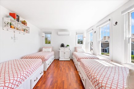 Sagamore Beach Cape Cod vacation rental - Upstairs:  4 twin / single beds - wall of windows with ocean view