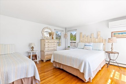 Sagamore Beach Cape Cod vacation rental - Downstairs bedroom.   Queen and a single size bed.