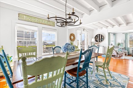 Sagamore Beach Cape Cod vacation rental - Dining area...table can hold up to 10 people