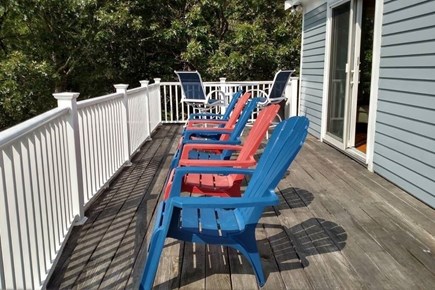 Brewster Cape Cod vacation rental - Front Deck