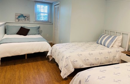 Yarmouth Cape Cod vacation rental - Room 5 w/ 2 Full & 1Twin, w/ open windows in lower floor