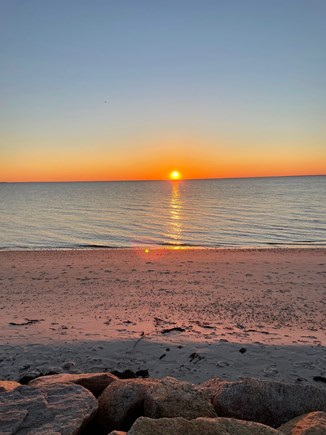 North Falmouth Cape Cod vacation rental - Sunset at Old Silver Beach