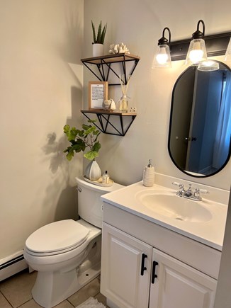 North Falmouth Cape Cod vacation rental - Upstairs Bathroom off master suite accommodates all three bedroom