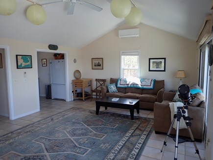 Lt. Island in Wellfleet Cape Cod vacation rental - Spacious living area opening up to the deck