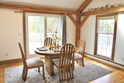 North Falmouth Cape Cod vacation rental - Bright, airy dining room. table will be extended and seats 6+.