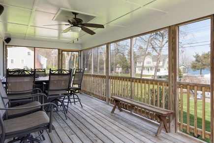 Centerville Cape Cod vacation rental - Screened porch for dining, enjoy the sunrise