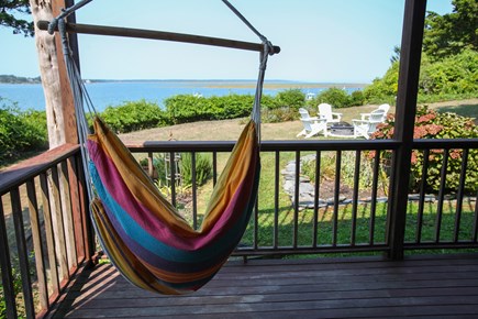 Orleans Cape Cod vacation rental - A nap in the hammock overlooking the ocean