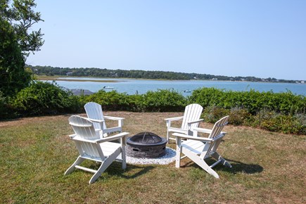 Orleans Cape Cod vacation rental - Warm up by the fire pit on a chilly Summer night