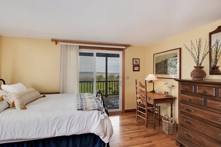 Orleans Cape Cod vacation rental - Primary bedroom with water views and desk