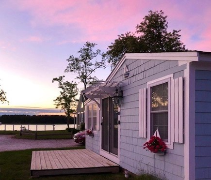 West Dennis Cape Cod vacation rental - Cottage and cove at dusk