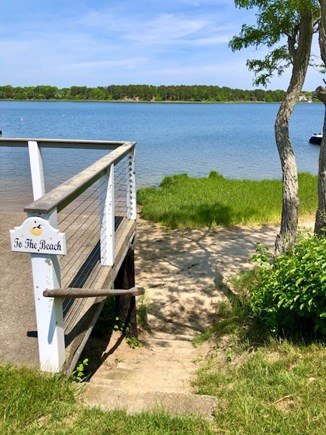 West Dennis Cape Cod vacation rental - Steps to private beach