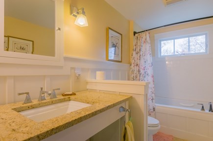Sandwich Cape Cod vacation rental - Bath with tub/shower on 1st Floor.