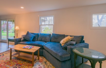Sandwich Cape Cod vacation rental - Walkout to lower level patio from Family Room