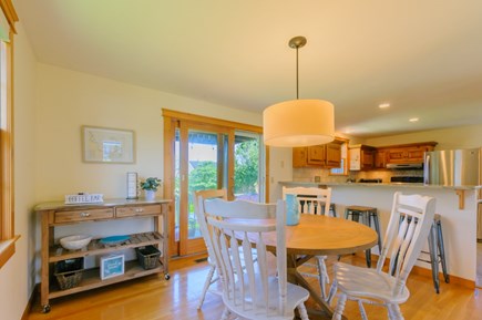 Sandwich Cape Cod vacation rental - Dining area opens to deck and Kitchen