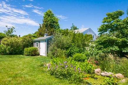 Sandwich Cape Cod vacation rental - Private yard with lush landscaping