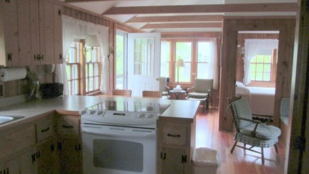 Eastham Cape Cod vacation rental - Kitchen opens to living area
