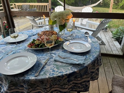 Truro Cape Cod vacation rental - Screened in porch