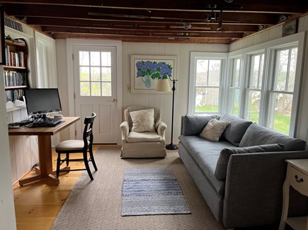 Truro Cape Cod vacation rental - Desk, Den, Pull out Queen Bed (Original Cottage Renovated 2020)