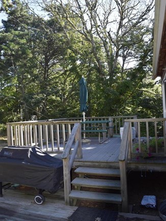 Eastham Cape Cod vacation rental - Back Deck