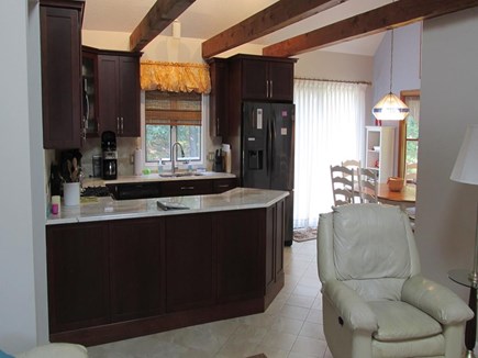 Eastham Cape Cod vacation rental - View of kitchen from living room