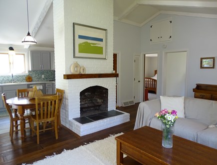 Chatham Cape Cod vacation rental - Open living with vaulted ceilings, hardwood floors