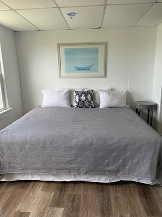 Eastham Cape Cod vacation rental - 2nd floor bedroom with water views and king bed.