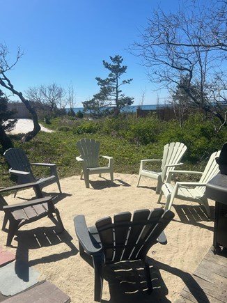 Eastham Cape Cod vacation rental - New fire pit area in the back yard