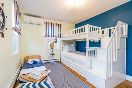 Yarmouth Cape Cod vacation rental - Bunk Room with Toddler Bed