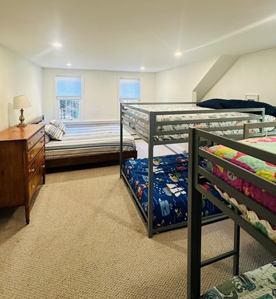 Dennis Cape Cod vacation rental - Bedroom 2 - Four Full Beds (Bunk Beds) and one Queen