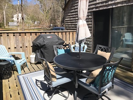 Wellfleet Cape Cod vacation rental - Private Deck with Dinging Area and Gas Grill