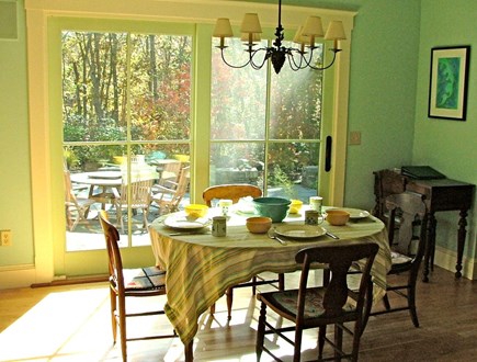 Orleans Cape Cod vacation rental - Dining area leading to patio