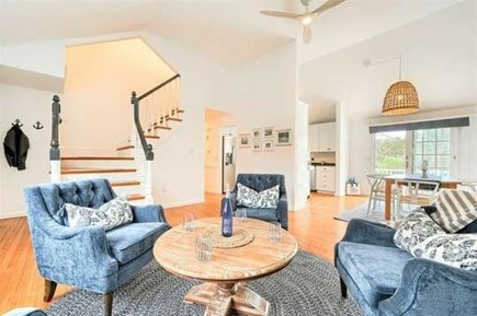 Brewster Cape Cod vacation rental - Conversation area as you enter the home
