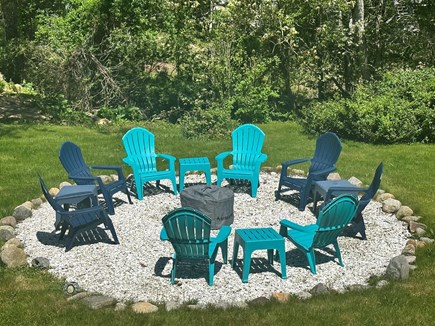 Brewster Cape Cod vacation rental - Large fire pit area - 671 Great Fields Rd Brewster Cape Cod - Beach Glass - New England Vacation Rentals