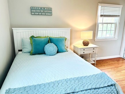 Brewster Cape Cod vacation rental - Bedroom #2 main level Queen sized bed with ensuite bath - 671 Great Fields Rd Brewster Cape Cod - Beach Glass - New England Vacation Rentals