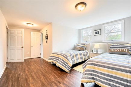 Brewster Cape Cod vacation rental - Bonus bedroom containing two Twin beds in the finished lower level - 671 Great Fields Rd Brewster Cape Cod - Beach Glass - New England Vacation Rental