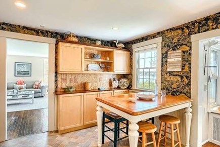 South Dennis Cape Cod vacation rental - Kitchen with extra seating for 4