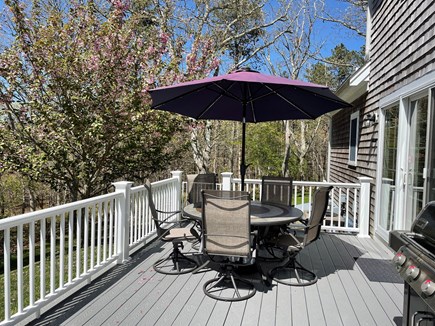 Near Barnstable Village and 6A Cape Cod vacation rental - Outdoor dining with grill
