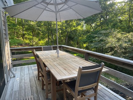 Brewster Cape Cod vacation rental - Deck with new furniture, grill, lights